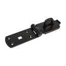 TIMCO Security & Ironmongery TIMCO Heavy Duty Hasp & Staple Secure Bolt On Black