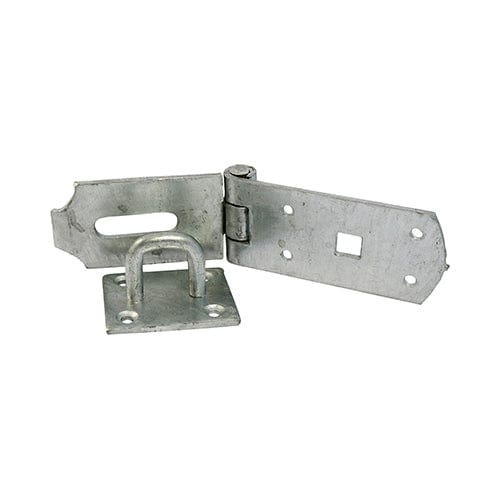 TIMCO Security & Ironmongery TIMCO Heavy Duty Hasp & Staple Secure Bolt On Hot Dipped Galvanised