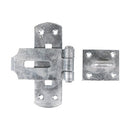 TIMCO Security & Ironmongery TIMCO Heavy Duty Vertical Pattern Hasp & Staple Bolt On Hot Dipped Galvanised - 6"