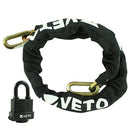 TIMCO Security & Ironmongery TIMCO Hex Steel Security Chain & Weatherproof Padlock - 8mm x 1m