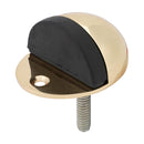 TIMCO Security & Ironmongery TIMCO Oval Door Stop Polished Brass - 47mm