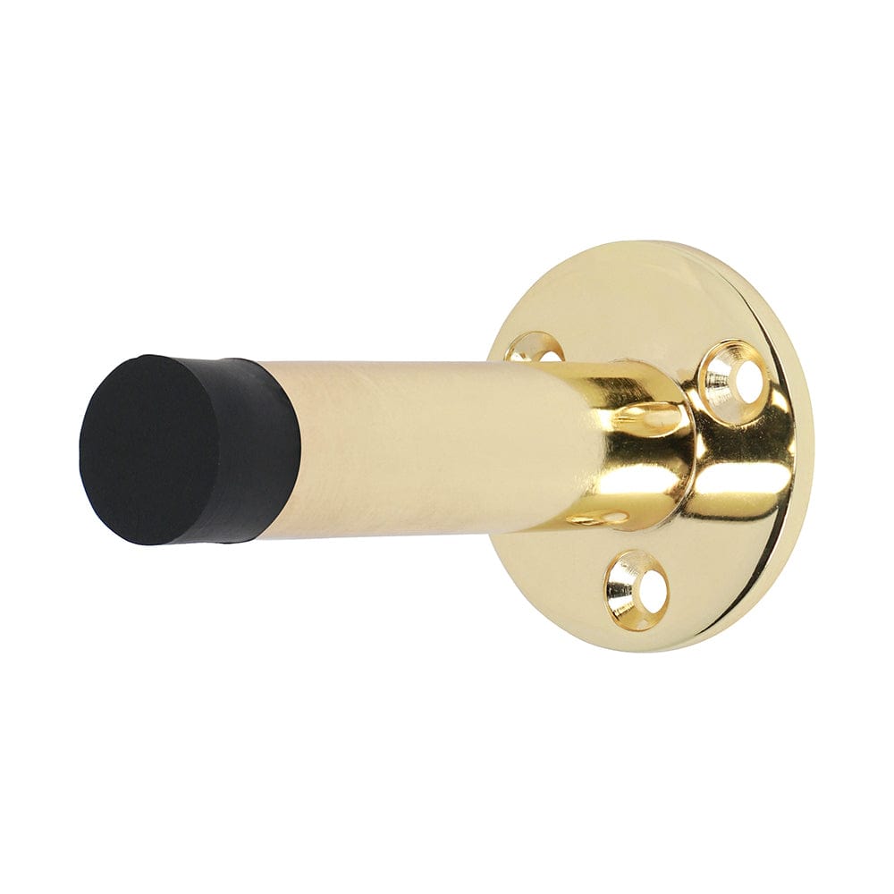 Timco Projection Door Stop Polished Brass - 70Mm - Pack Qty - 1 Ea