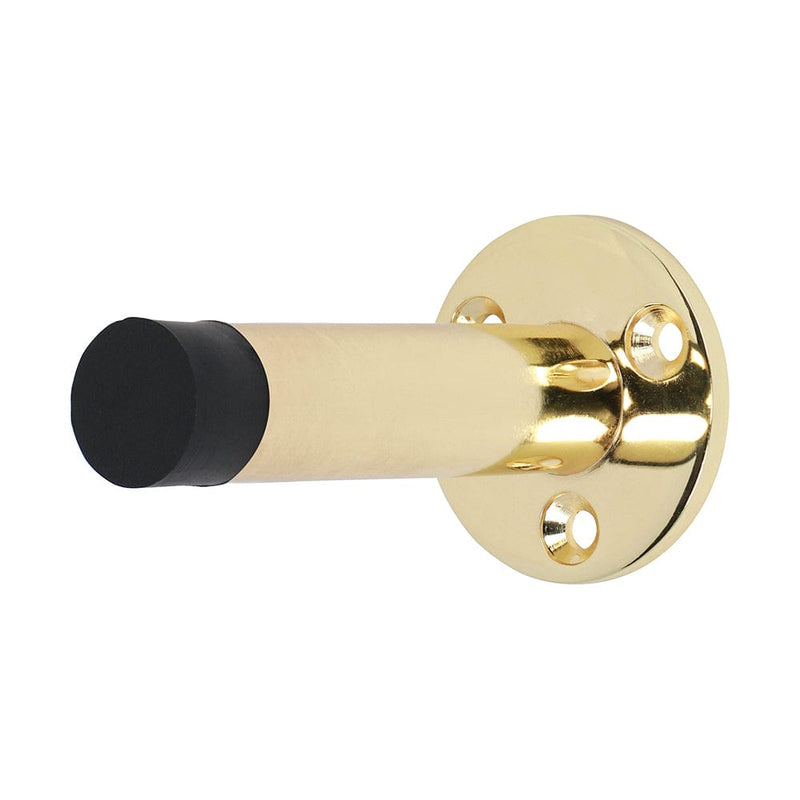 TIMCO Security & Ironmongery TIMCO Projection Door Stop Polished Brass - 70mm