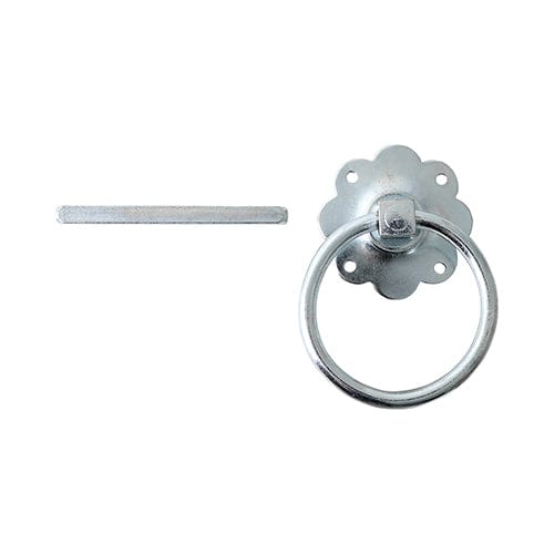 TIMCO Security & Ironmongery TIMCO Ring Gate Latch Plain Silver