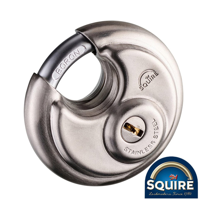 TIMCO Security & Ironmongery Timco Stainless Steel Disc Padlock - 70Mm - Pack Qty - 1 Ea