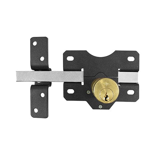 TIMCO Security & Ironmongery TIMCO Throw Locks Double Black